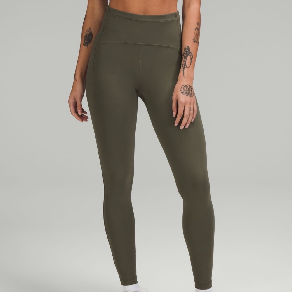 Lululemon sage green swift speed leggings